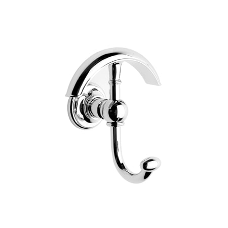 Newport Brass Double Robe Hook in Polished Chrome 38-12-26